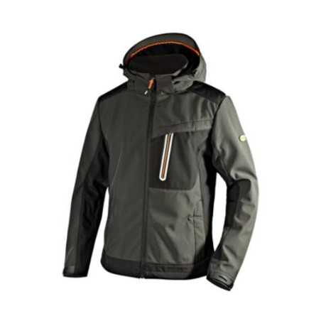 Chaqueta Softshell tech DIADORA Carbon Asphalt Talla XL