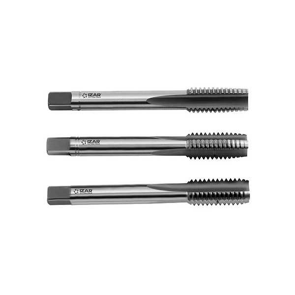 Juego Machos-Cojinetes M3-M12 + Combi (MOD. 0) 33 pcs. Mano -3406- IZAR