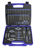 Juego Machos-Cojinetes M3-M12 + Combi (MOD. 2) 45 pcs. Mano -3406- IZAR