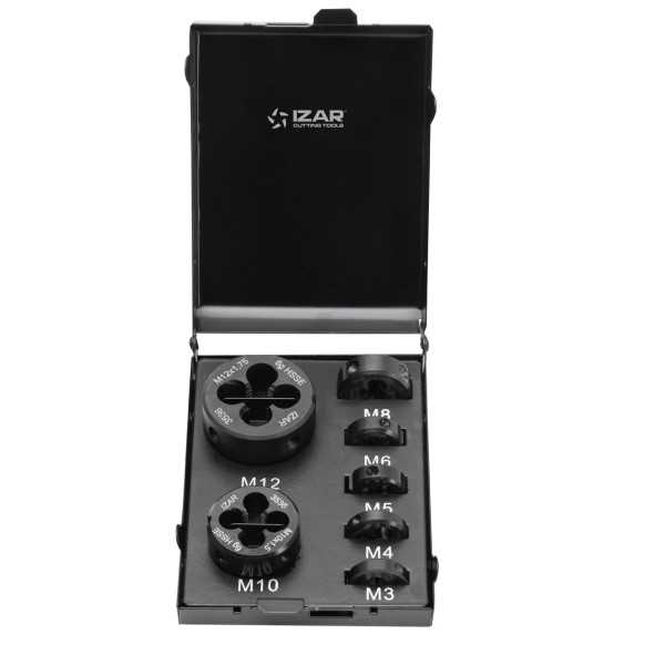 Cojinete Set M3-M12 Mano HSS Co DIN22568 (M) -3536- IZAR