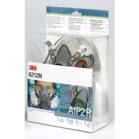 Media mascara + filtro 3M A1P2R PACK6200