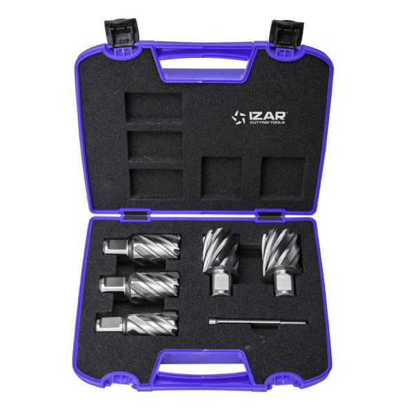 Fresa Set 24-26-28-30-32 mm Hueca HSS-XT Maquina Electromagnetica -4070- IZAR