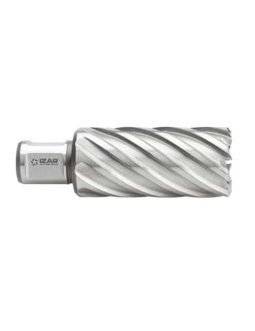 Fresa 28,00X50 mm Hueca HSS-XT Larga Maquina Electromagnetica TIN -4071- IZAR