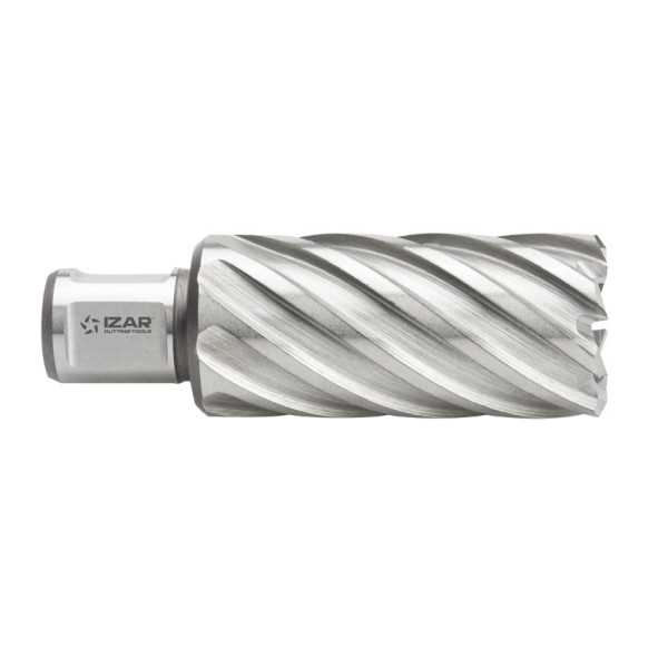 Fresa 28,00X50 mm Hueca HSS-XT Larga Maquina Electromagnetica TIN -4071- IZAR