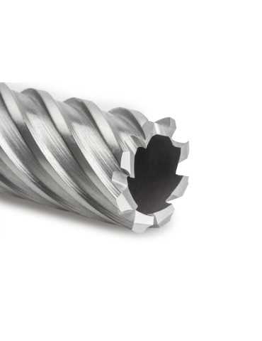 Fresa 28,00X50 mm Hueca HSS-XT Larga Maquina Electromagnetica TIN -4071- IZAR 2