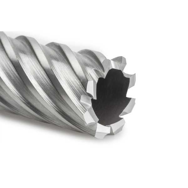 Fresa 28,00X50 mm Hueca HSS-XT Larga Maquina Electromagnetica TIN -4071- IZAR