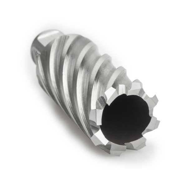 Fresa 28,00X50 mm Hueca HSS-XT Larga Maquina Electromagnetica TIN -4071- IZAR