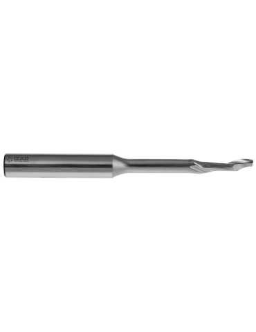 Fresa 06,00 mm HSS IZAR-STD.W Larga 1Z Aluminio Mango-8/10 TIN -4414- IZAR