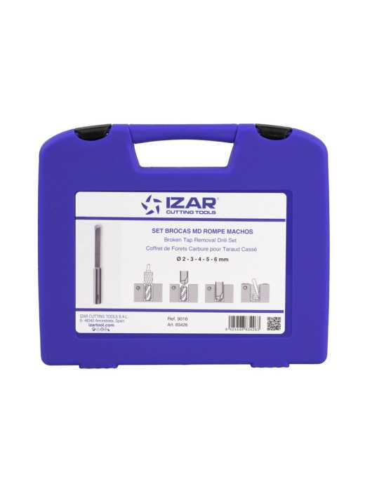 Broca Set 2-3-4-5-6 mm Extracción Machos -9016- IZAR