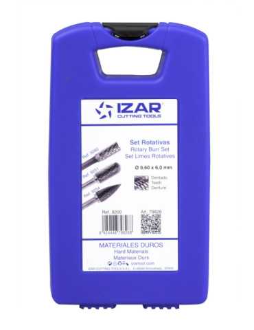 Set 3 PCS. 9,6x6 mm Dent. 6 (Ref. 9260-51-54) -9200- IZAR 2