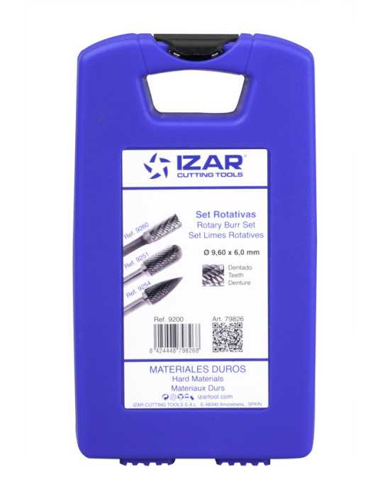 Set 3 PCS. 9,6x6 mm Dent. 6 (Ref. 9260-51-54) -9200- IZAR