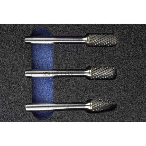 Set 3 PCS. 9,6x6 mm Dent. 6 (Ref. 9260-51-54) -9200- IZAR