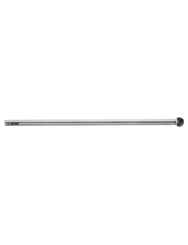 Fresa 12,70X06,00 mm Dent.3 Rotativa Metal Duro Tipo D Esferica Larga -9238- IZAR