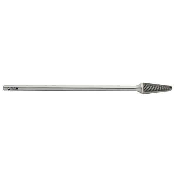 Fresa 12,70X06,00 mm Dent.6 Rotativa Metal Duro Tipo L Conica Redondeada Larga -9247- IZAR