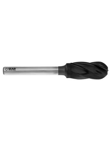 Fresa 03,00X03,00 mm Dent.1 Rotativa Metal Duro Tipo C Radial -9251- IZAR 2