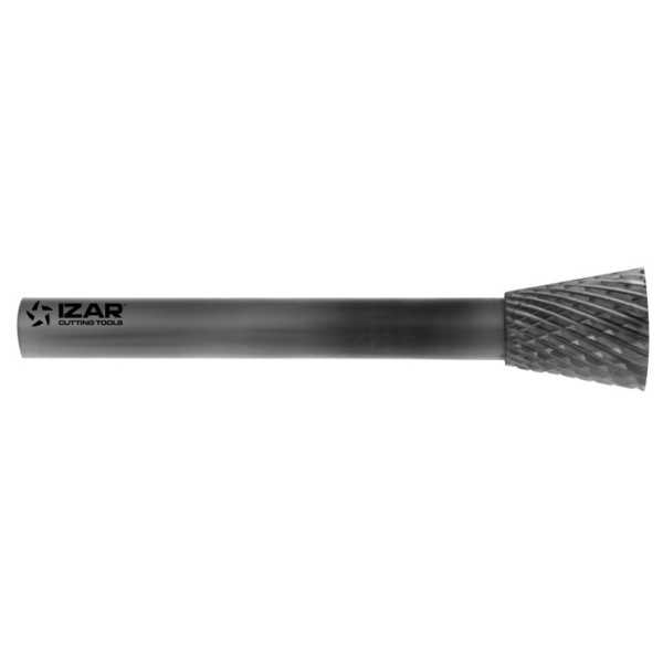 Fresa 03,00X03,00 mm Dent.3 Rotativa Metal Duro Tipo N Cono Invertido -9252- IZAR