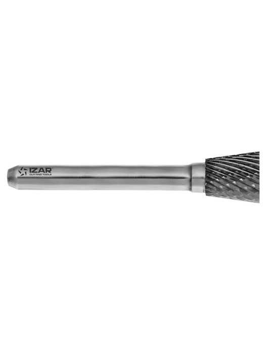 Fresa 03,00X03,00 mm Dent.4 Rotativa Metal Duro Tipo N Cono Invertido -9252- IZAR