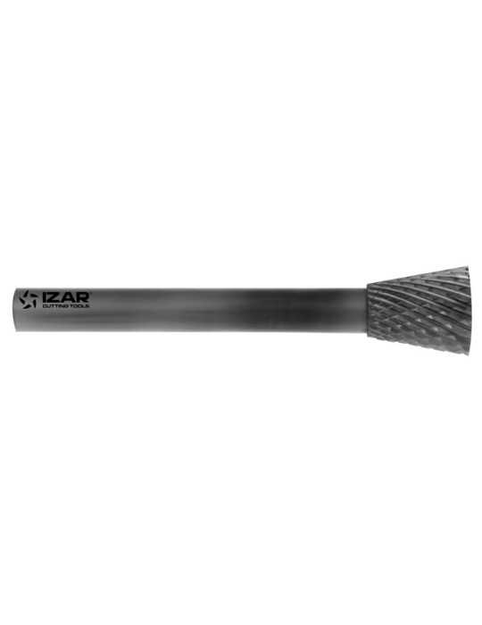 Fresa 06,00X06,00 mm Dent.3 Rotativa Metal Duro Tipo N Cono Invertido -9252- IZAR