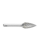 Fresa 12,70X06,00 mm Dentado Inox Rotativa Metal Duro Tipo G Ojiva -9254- IZAR