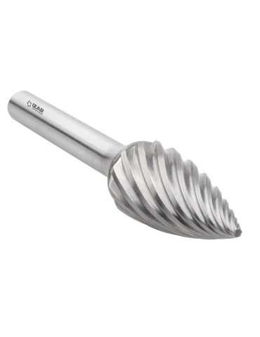 Fresa 12,70X06,00 mm Dentado Inox Rotativa Metal Duro Tipo G Ojiva -9254- IZAR 2