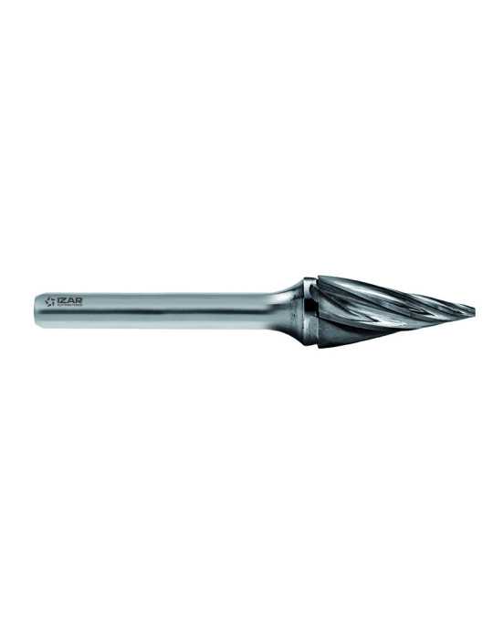 Fresa 06,30X03,00 mm Dent.1 Rotativa Metal Duro Tipo M Conica -9255- IZAR
