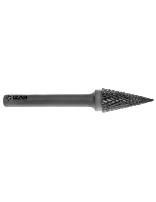 Fresa 06,30X03,00 mm Dent.6 Rotativa Metal Duro Tipo M Conica -9255- IZAR