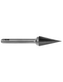 Fresa 08,00X06,00 mm Dent.3 Rotativa Metal Duro Tipo M Conica -9255- IZAR