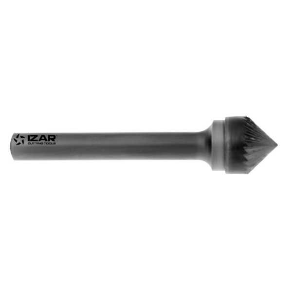 Fresa 06,00X06,00 mm Dent.4 Rotativa Metal Duro Tipo K Conica-90 -9256- IZAR