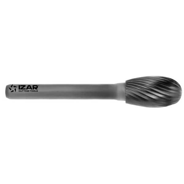 Fresa 03,00X03,00 mm Dent.1 Rotativa Metal Duro Tipo E Gota-Oval -9257- IZAR
