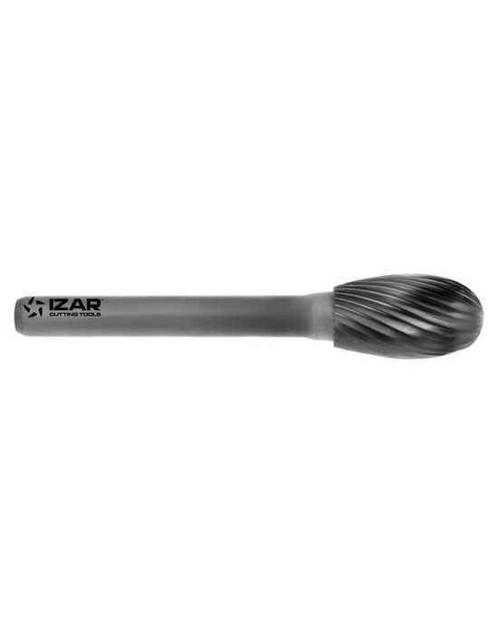 Fresa 03,00X03,00 mm Dent.1 Rotativa Metal Duro Tipo E Gota-Oval -9257- IZAR