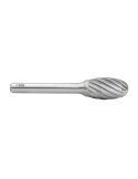 Fresa 12,70x06,00 mm Dentado Inox Rotativa Metal Duro Tipo E Gota-Oval -9257- IZAR