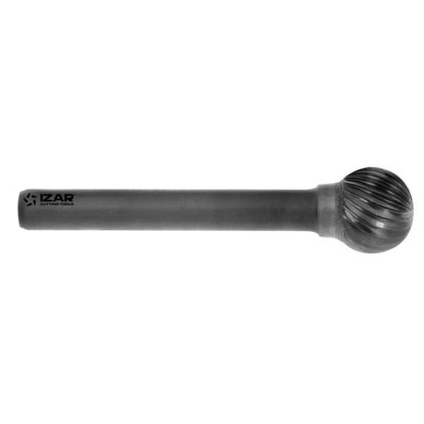 Fresa 03,00X03,00 mm Dent.1 Rotativa Metal Duro Tipo D Esferica -9258- IZAR