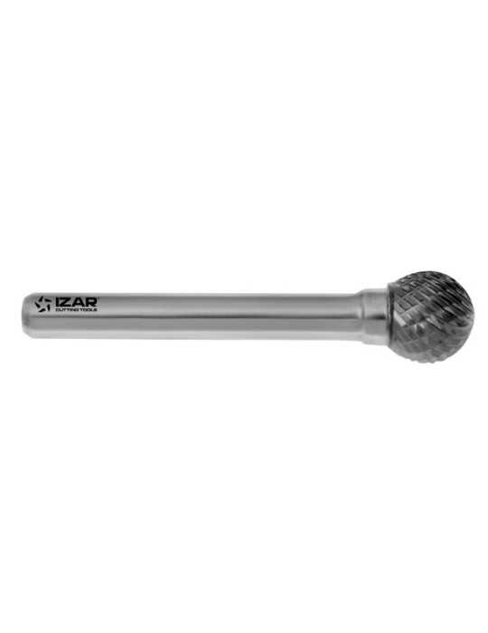 Fresa 03,00X03,00 mm Dent.3 Rotativa Metal Duro Tipo D Esferica -9258- IZAR