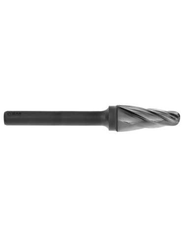 Fresa 06,30X03,00 mm Dent.3 Rotativa Metal Duro Norma-KEL (L) Conica Redondeada -9267- IZAR 2