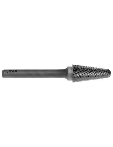 Fresa 08,00X06,00 mm Dent.6 Rotativa Metal Duro Norma-KEL (L) Conica Redondeada -9267- IZAR