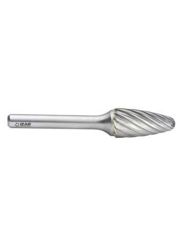 Fresa 09,60X06,00 mm Dentado Inox Rotativa Metal Duro Norma-RBF (F) Ojiva Redondeada -9268- IZAR