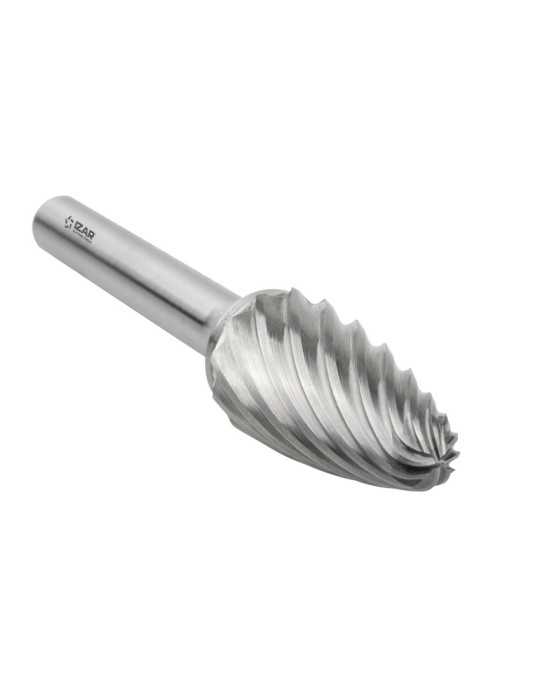 Fresa 09,60X06,00 mm Dentado Inox Rotativa Metal Duro Norma-RBF (F) Ojiva Redondeada -9268- IZAR
