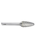 Fresa 12,70X06,00 mm Dentado Inox Rotativa Metal Duro Norma-RBF (F) Ojiva Redondeada -9268- IZAR