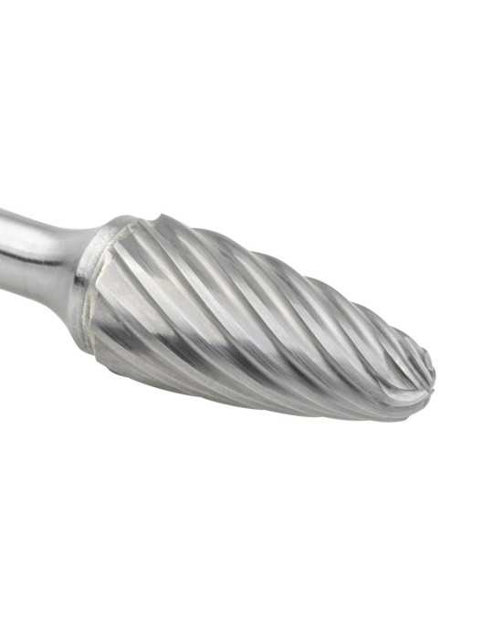 Fresa 12,70X06,00 mm Dentado Inox Rotativa Metal Duro Norma-RBF (F) Ojiva Redondeada -9268- IZAR
