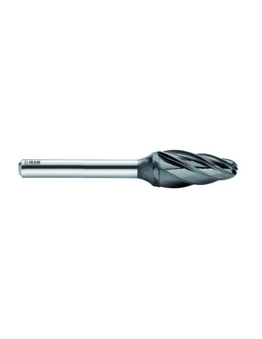 Fresa 09,60X06,00 mm Dent.4 Rotativa Metal Duro Norma-RBF (F) Ojiva Redondeada ALTIN -9268- IZAR