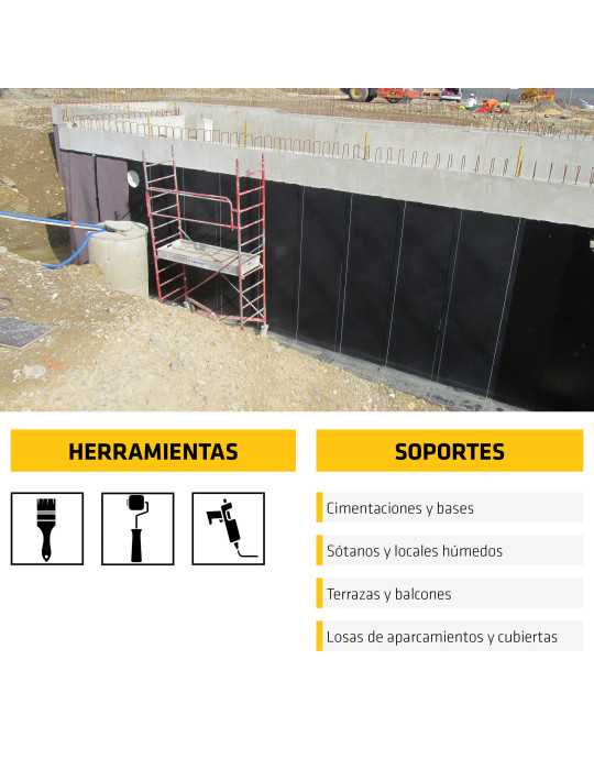 Sika Membrana 8 Negro Rollo 1,5 x 20 m SIKA