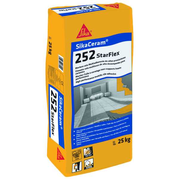 SikaCeram-252 StarFlex Blanco Saco 25 Kg SIKA
