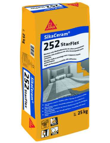 SikaCeram-252 StarFlex Gris Saco 25 Kg SIKA