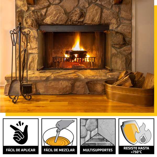 SikaMonoTop-100 Fire Resistant Gris Saco 25 Kg SIKA