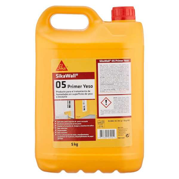 SikaWall-05 Primer Yeso Garrafa 5 Kg SIKA