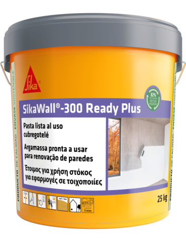 SikaWall-300 Ready Plus Cubo 25 Kg SIKA
