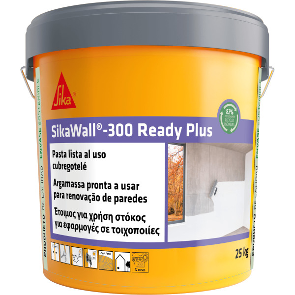 SikaWall-300 Ready Plus Cubo 25 Kg SIKA