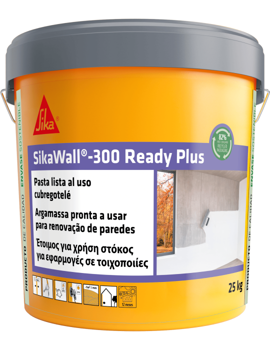 SikaWall-300 Ready Plus Cubo 25 Kg SIKA