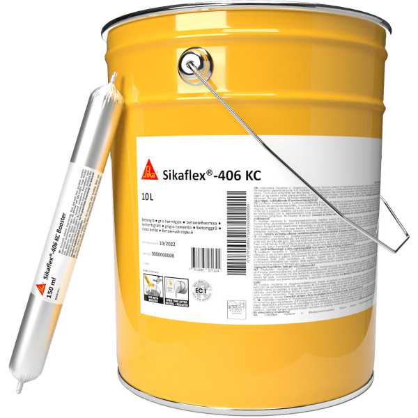 Sikaflex-406 KC Gris Hormigón Cubo 10 L SIKA