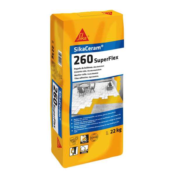 SikaCeram-260 SuperFlexible Blanco Saco 20 Kg SIKA